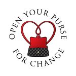 Open your purse for change logo